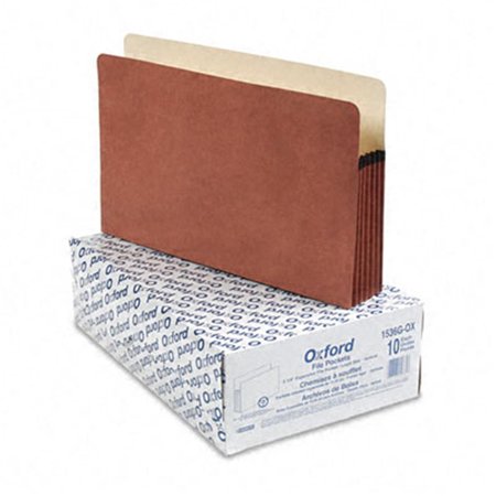 ESSELTE PENDAFLEX CORPORATION Esselte Pendaflex 1536GOX 5 1/4   Expansion File Pocket  Manila/Red Fiber  Legal  10/Box 1536GOX